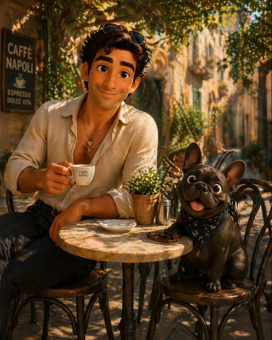 Marco and Mochi — another moment